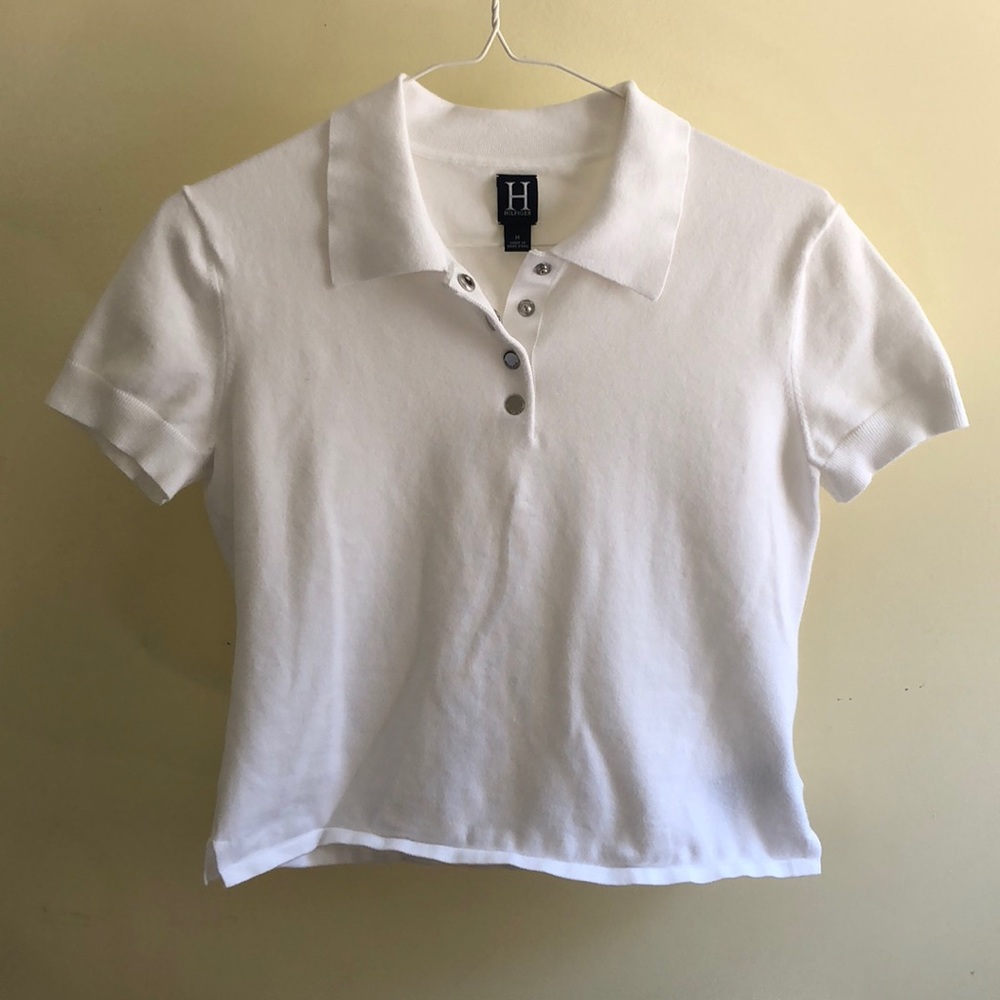 Women’s Tommy Hilfiger Polo Button Up Tee